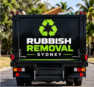 Rear of the Rubbish Removal Sydney truck